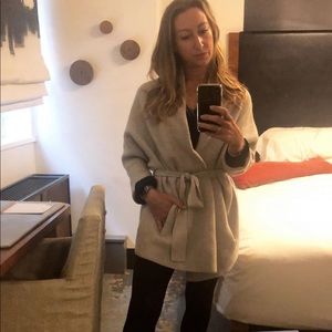 MM LaFleur Morandi sweater in neutral grey beige